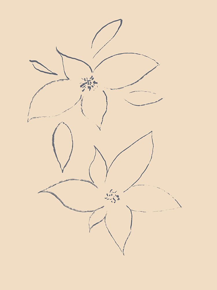 Petals in Sketch art print by Treechild for $57.95 CAD