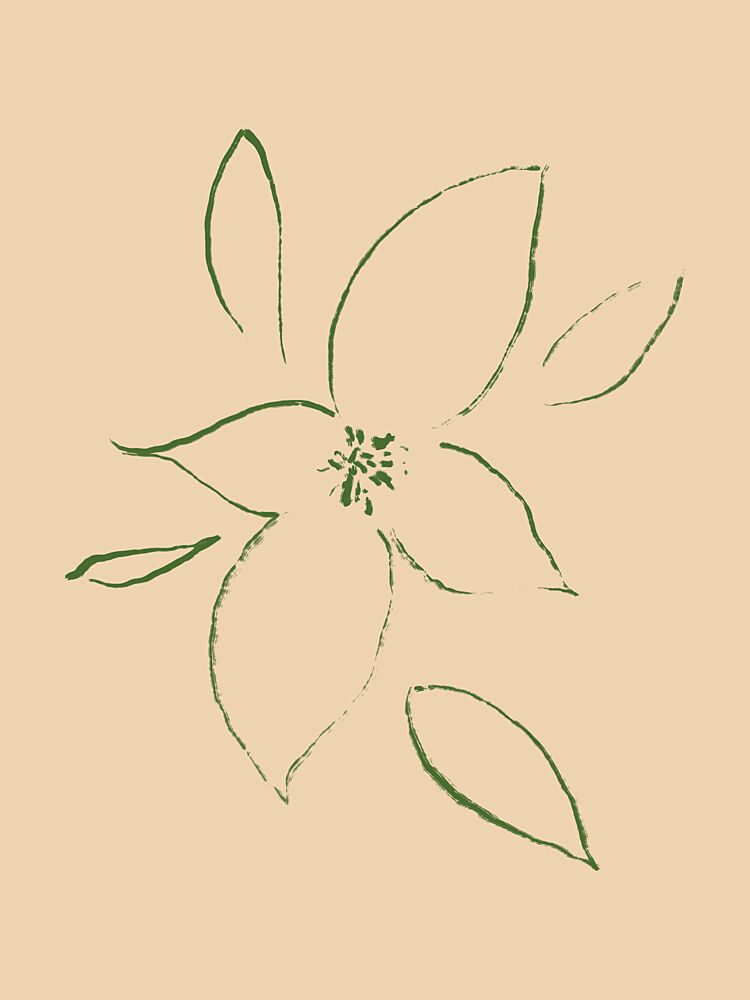 Gentle Blossom Sketch art print by Treechild for $57.95 CAD