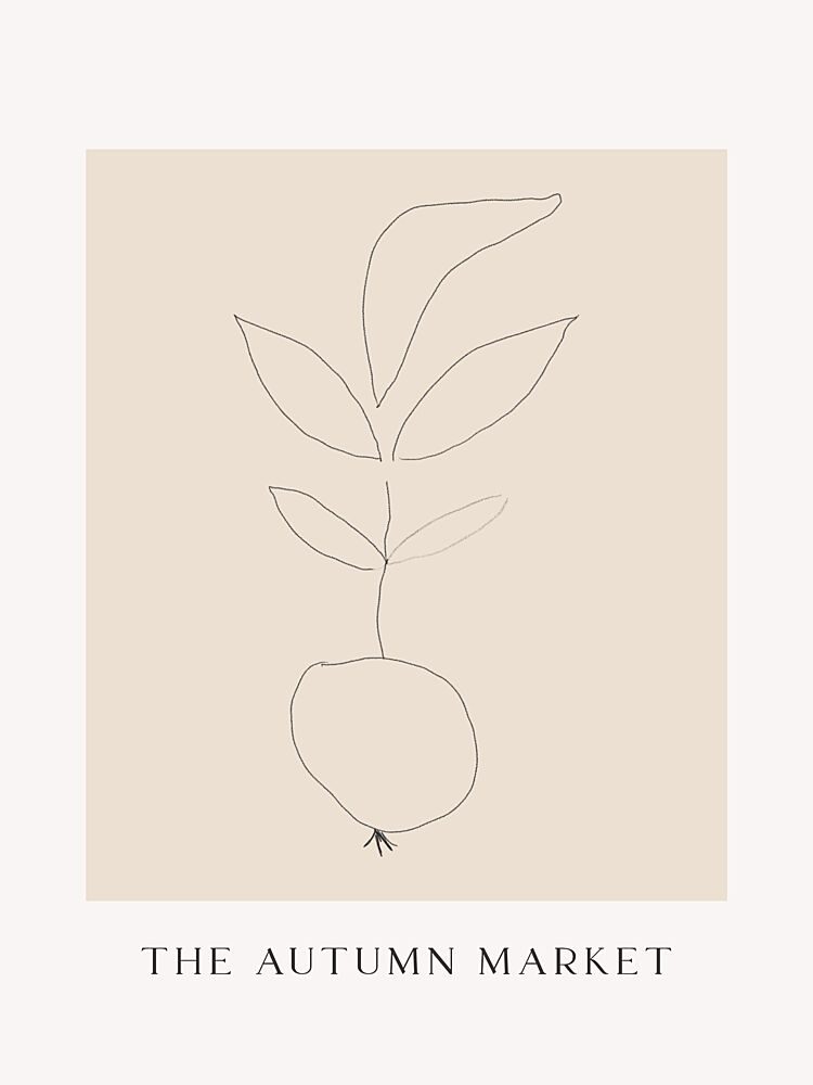 Minimal Harvest art print by Treechild for $57.95 CAD