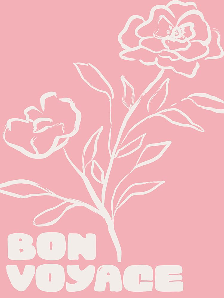Bonvoyagepink art print by Treechild for $57.95 CAD