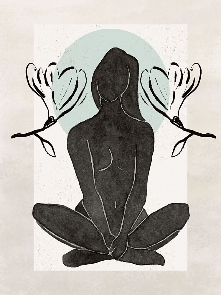 Serenity in Silhouette art print by Treechild for $57.95 CAD