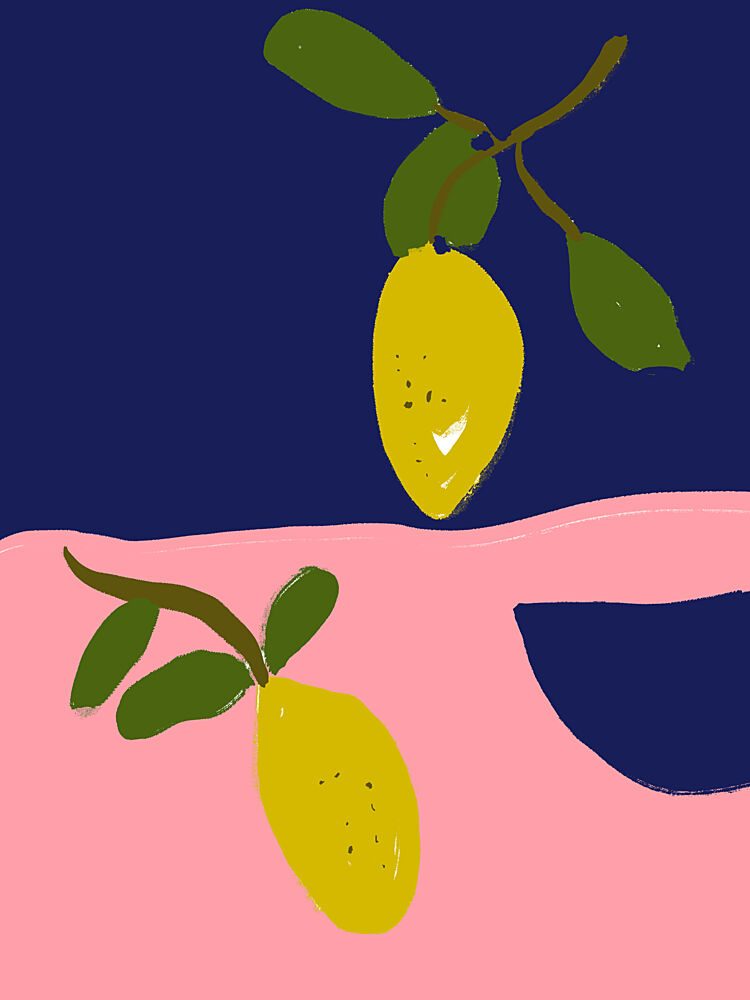 Lemon Dreamscape art print by Treechild for $57.95 CAD