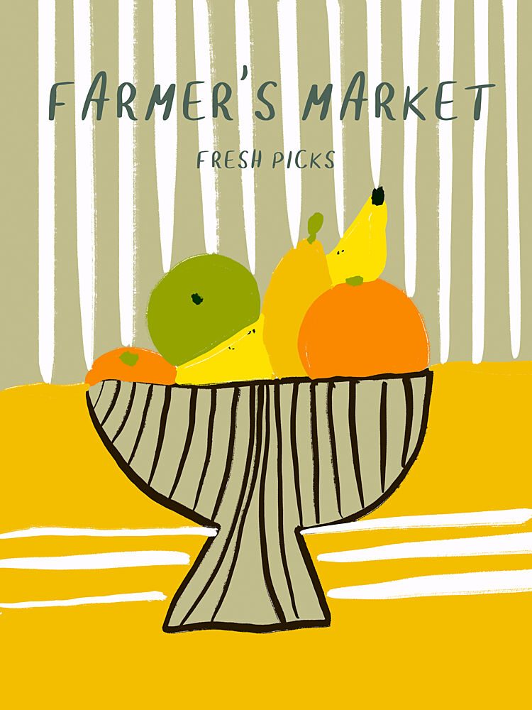 Harvest Bowl art print by Treechild for $57.95 CAD