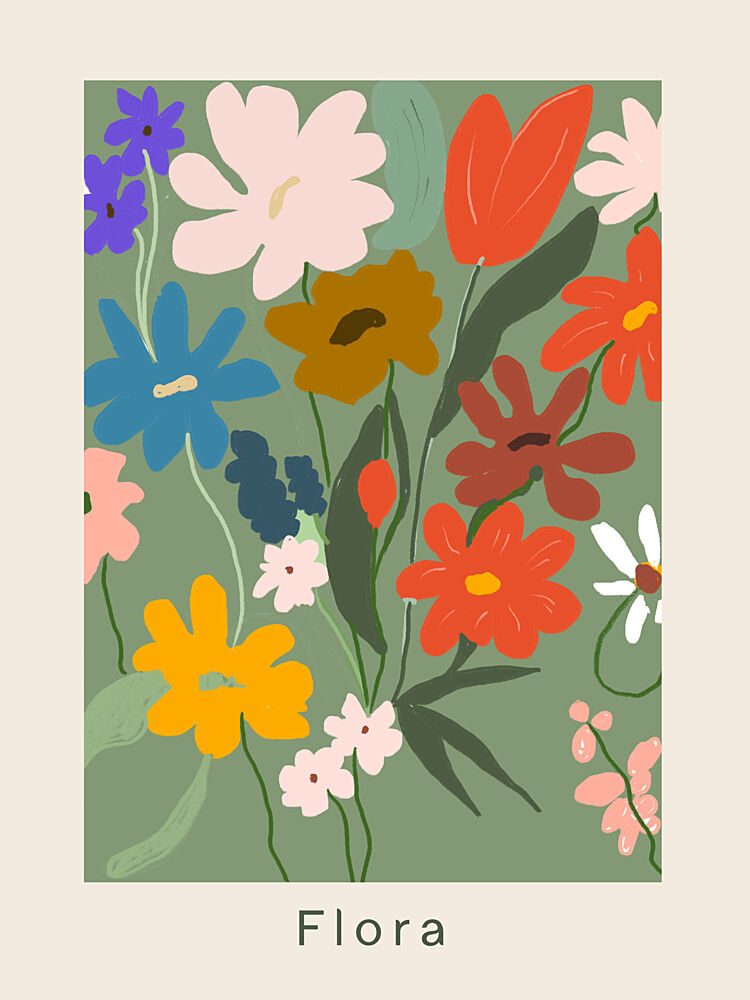 Vibrant Blossoms art print by Treechild for $57.95 CAD