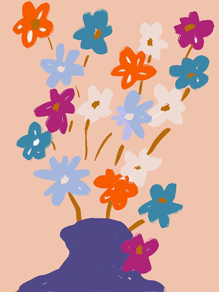 Vibrant Blooms art print by Treechild for $57.95 CAD