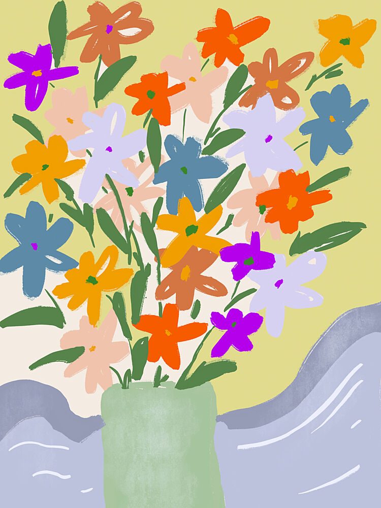 Vibrant Blossoms art print by Treechild for $57.95 CAD