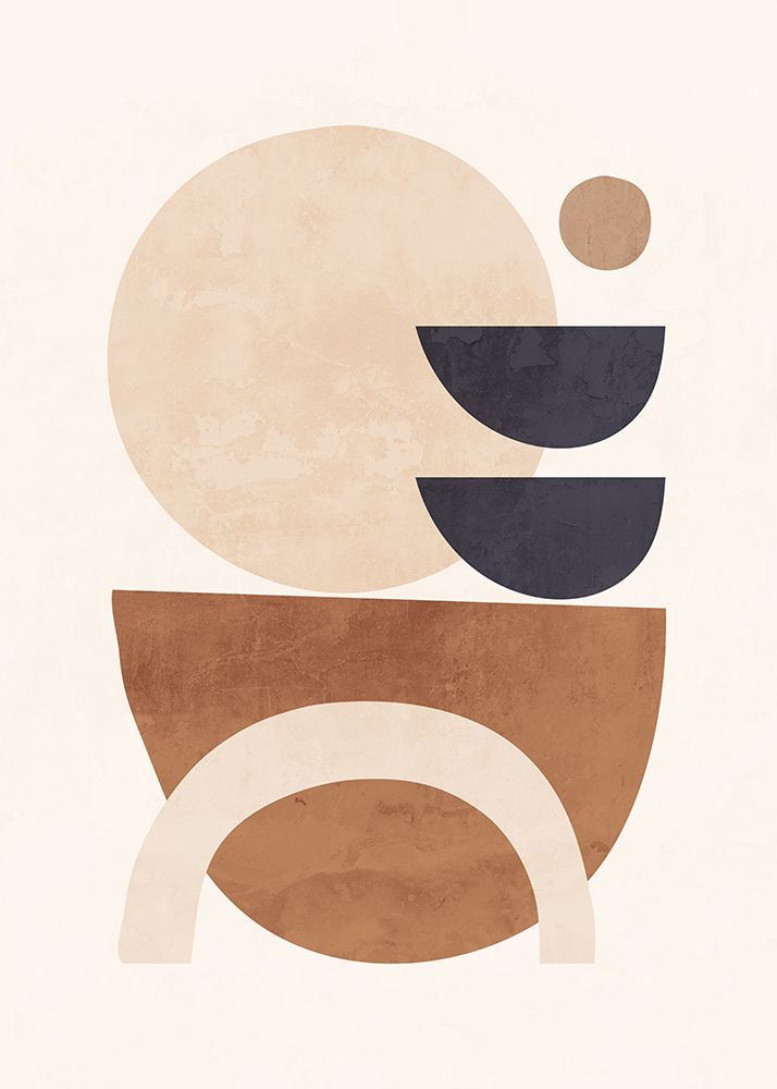 Abstract Minimal Shapes art print by ThingDesign for $57.95 CAD