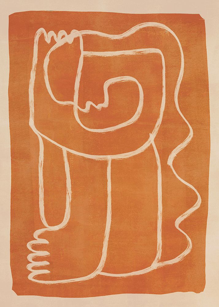 Abstract Line Art Figure art print by ThingDesign for $57.95 CAD