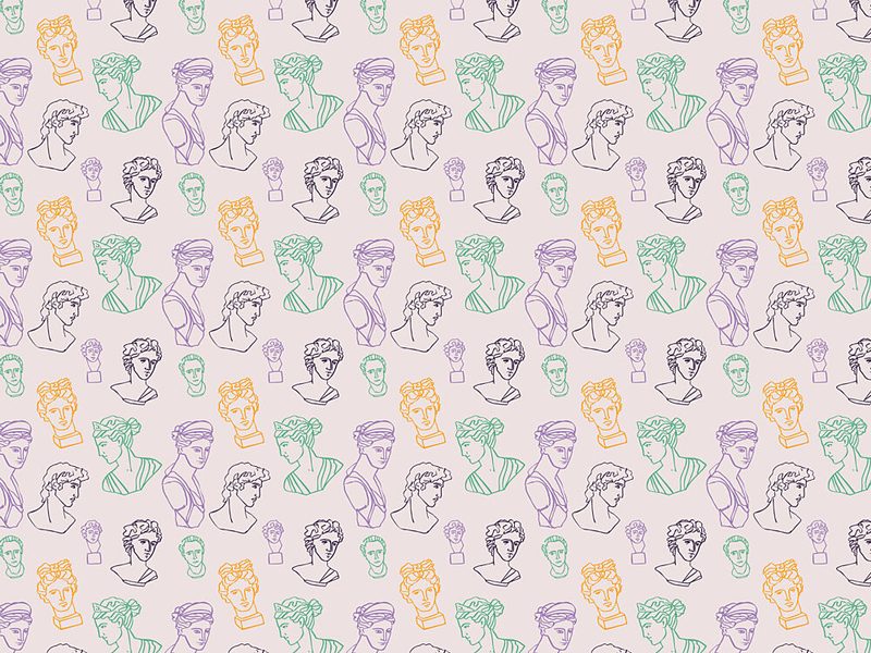 Classical Faces Medley art print by Treechild for $57.95 CAD