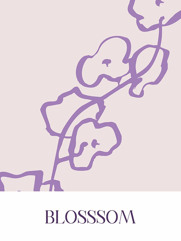 Petals in Purple art print by Treechild for $57.95 CAD