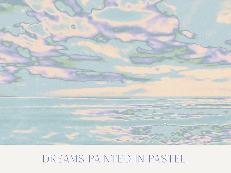 Pastel Horizon art print by Treechild for $57.95 CAD