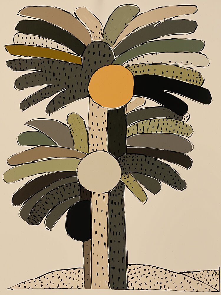 Palm Silhouettes art print by Treechild for $57.95 CAD