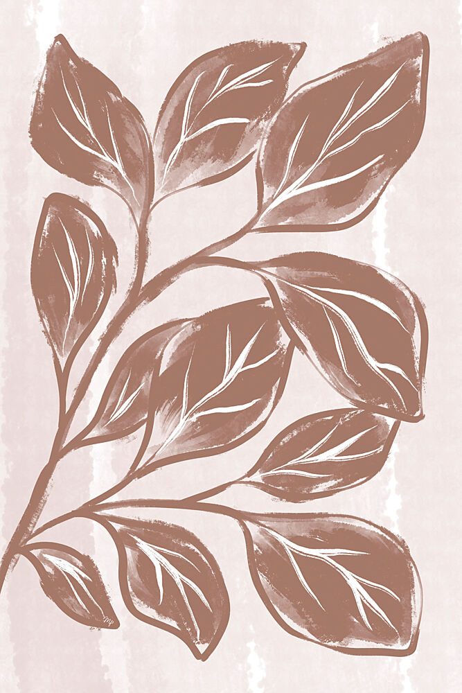 Soft Organic Leaves art print by Martina for $57.95 CAD