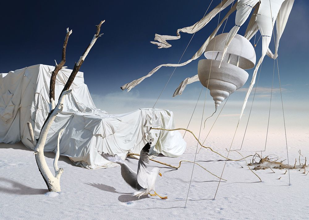 White And Blue art print by Radoslav Penchev for $57.95 CAD