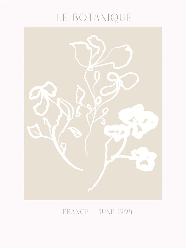 Floral Outline 94 art print by Treechild for $57.95 CAD