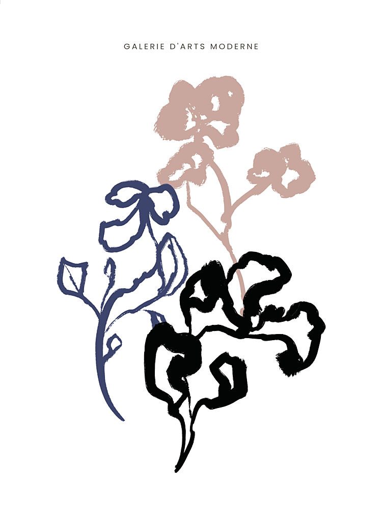 Floral Silhouettes art print by Treechild for $57.95 CAD