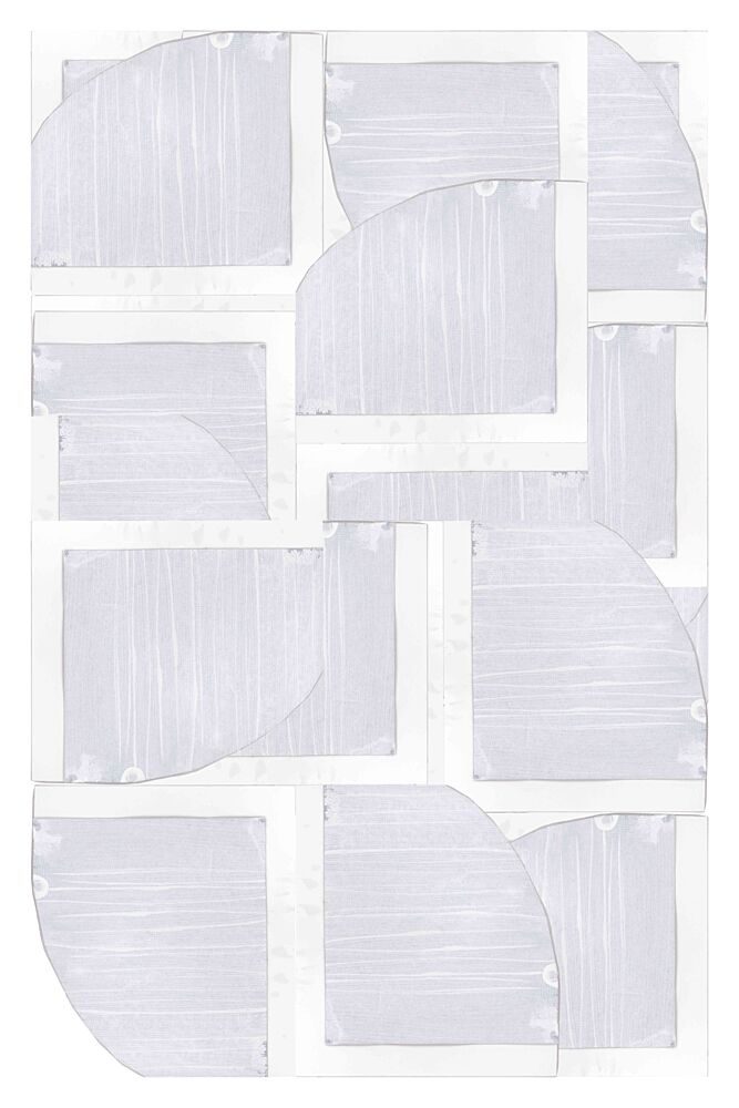 White Shapes art print by Cartissi for $57.95 CAD