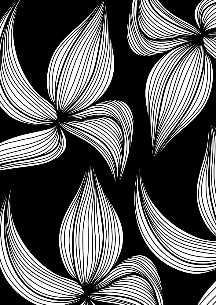 Flowing Abstract Leaves art print by Bainai for $57.95 CAD