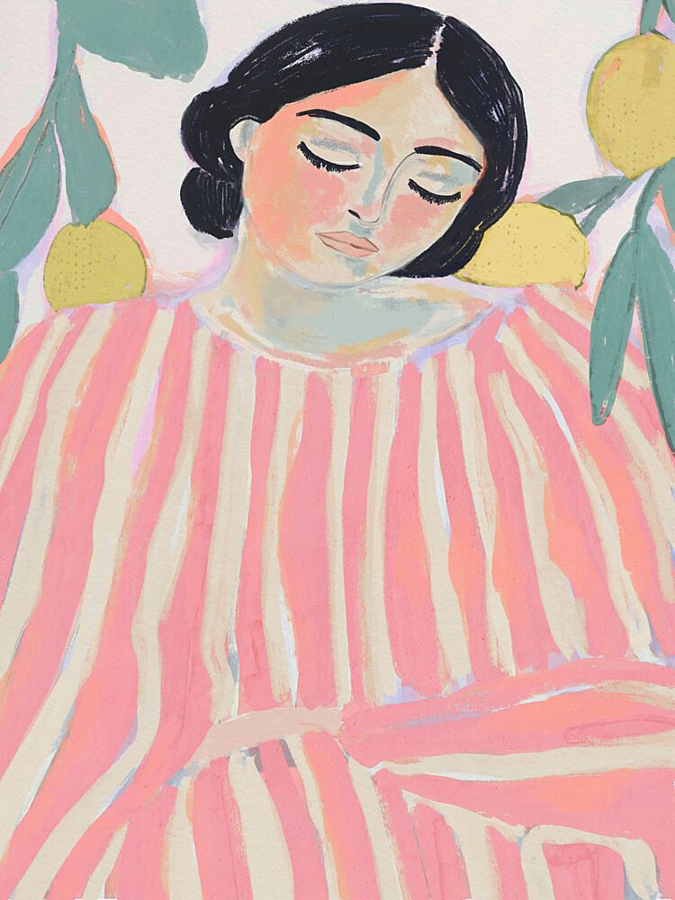 Lemon Daydream art print by Treechild for $57.95 CAD