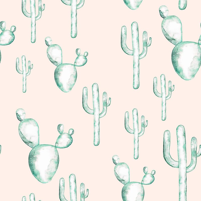 Watercolor of Cacti art print by Bainai for $57.95 CAD