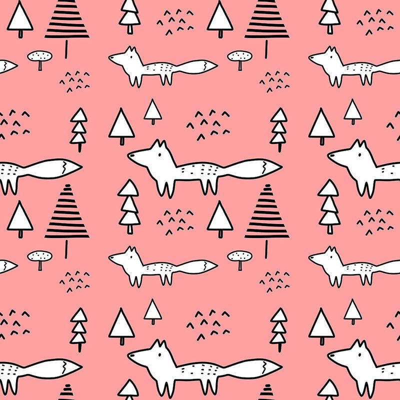 Whimsical Woodland Foxes art print by Bainai for $57.95 CAD