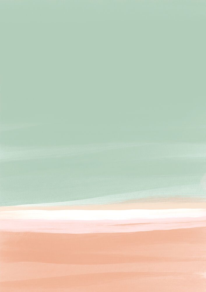 Calm Ocean Horizon art print by Bainai for $57.95 CAD
