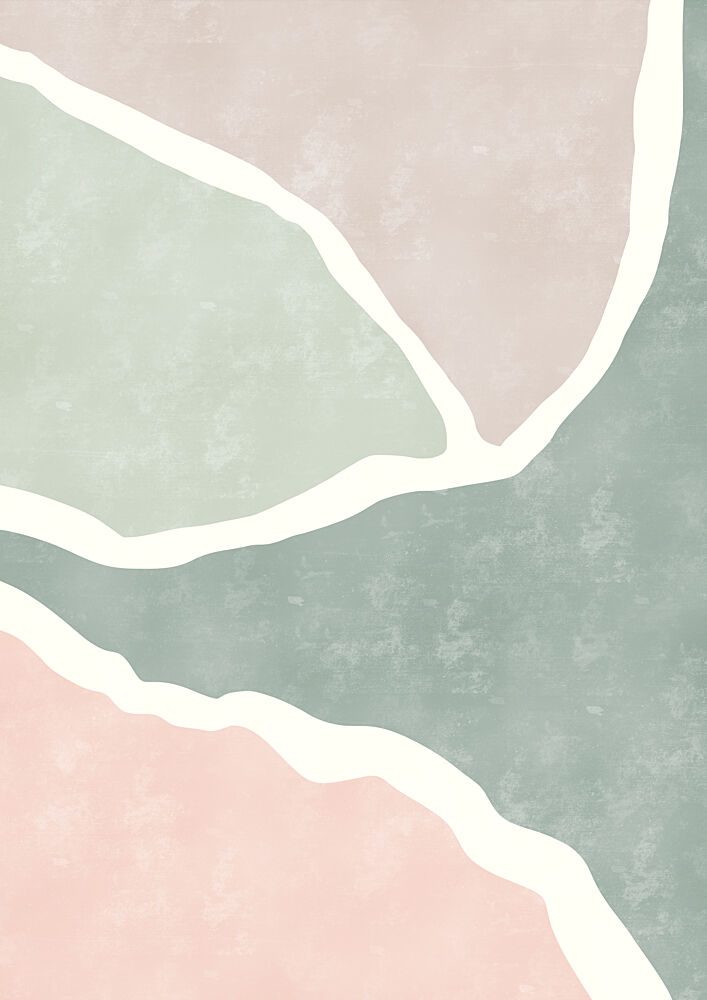 Soft Pastel Shapes art print by Bainai for $57.95 CAD