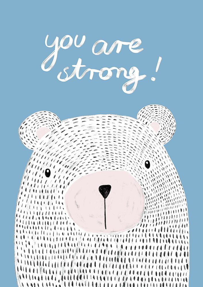 Strong Little Bear art print by Bainai for $57.95 CAD