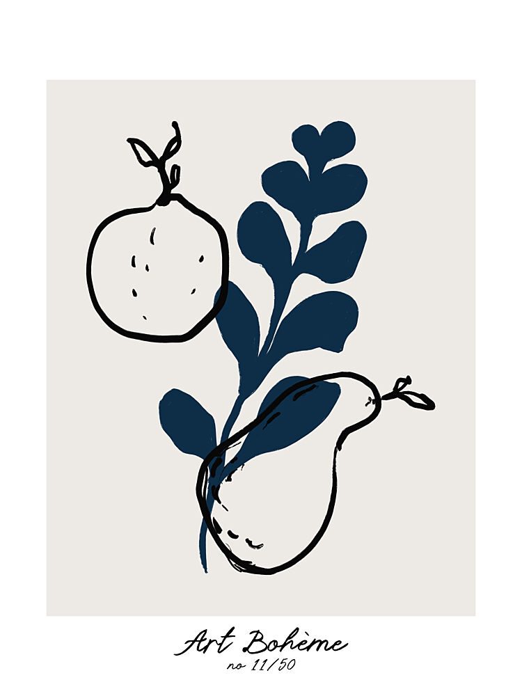 Minimalist Harvest art print by Treechild for $57.95 CAD