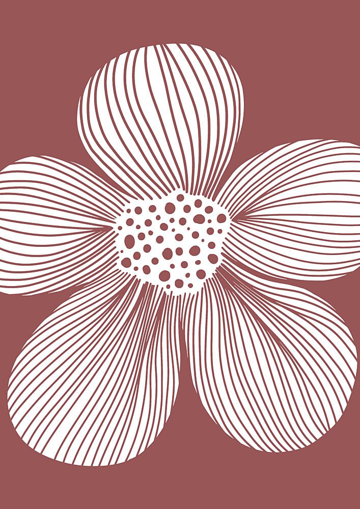 Modern Botanical Bloom art print by Bainai for $57.95 CAD