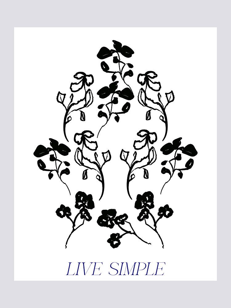 Minimalist Blooms art print by Treechild for $57.95 CAD