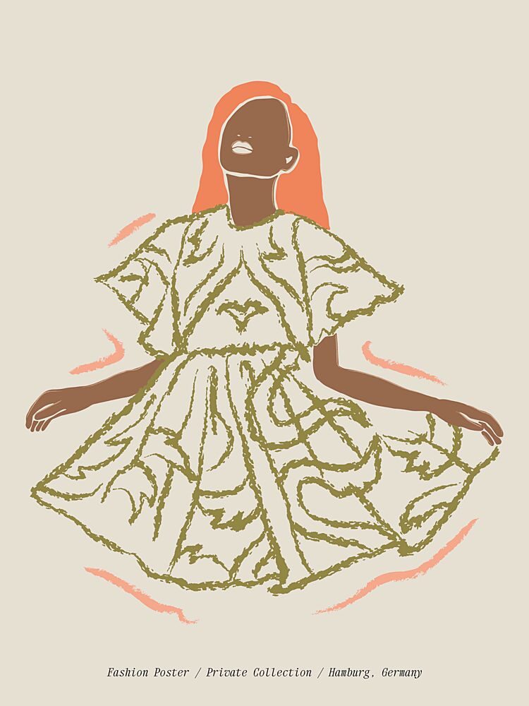 Elegance in Green art print by Treechild for $57.95 CAD