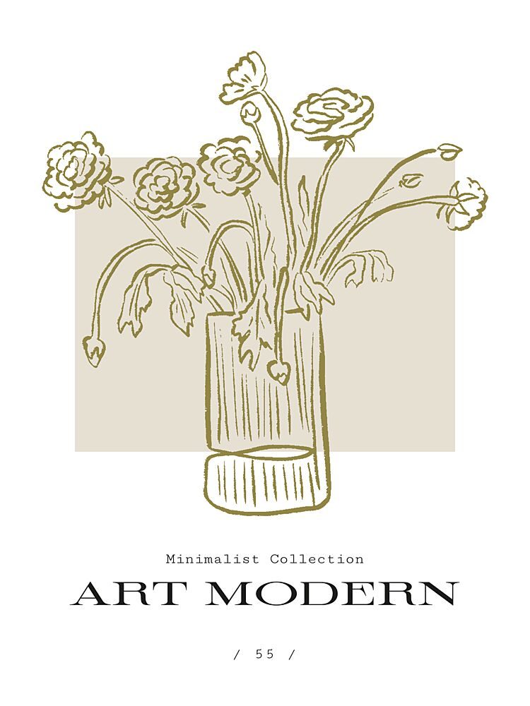 Flower Vase Sketch art print by Treechild for $57.95 CAD