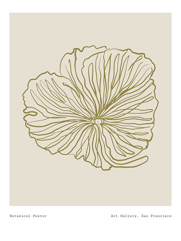 Floral Line Harmony art print by Treechild for $57.95 CAD