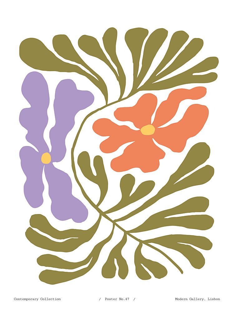 Floral Harmony art print by Treechild for $57.95 CAD