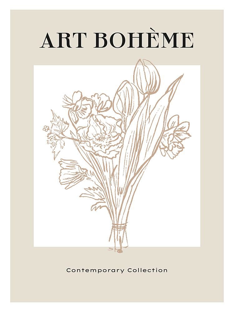 Bohemian Blossoms art print by Treechild for $57.95 CAD