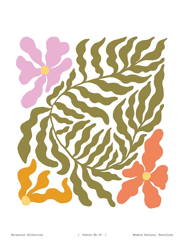 Floral Harmony art print by Treechild for $57.95 CAD