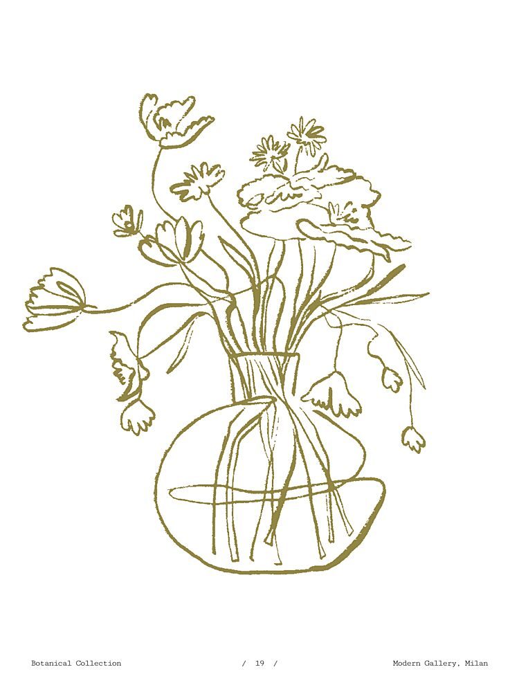 Vase of Wild Blooms art print by Treechild for $57.95 CAD