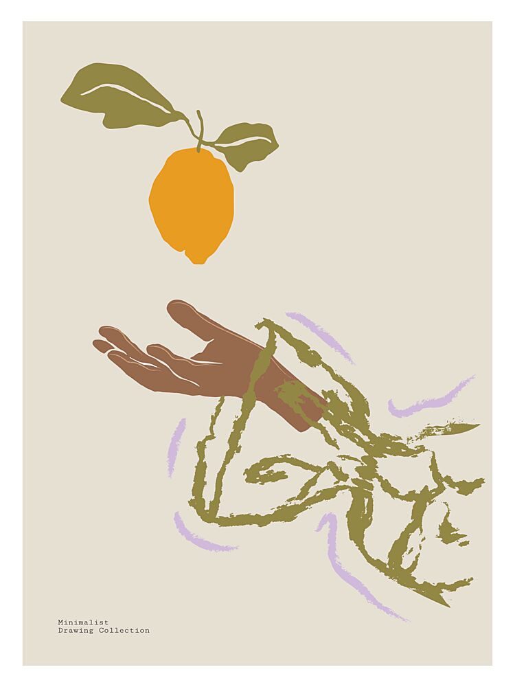 Reach for Citrus art print by Treechild for $57.95 CAD