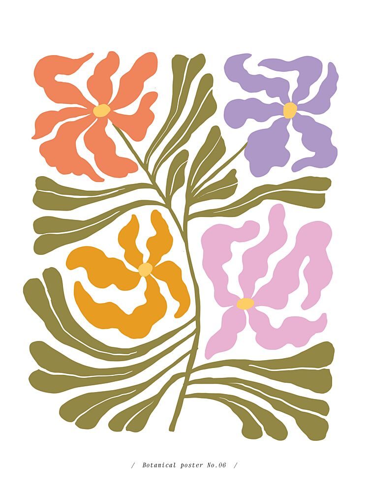 Colorful Petals art print by Treechild for $57.95 CAD