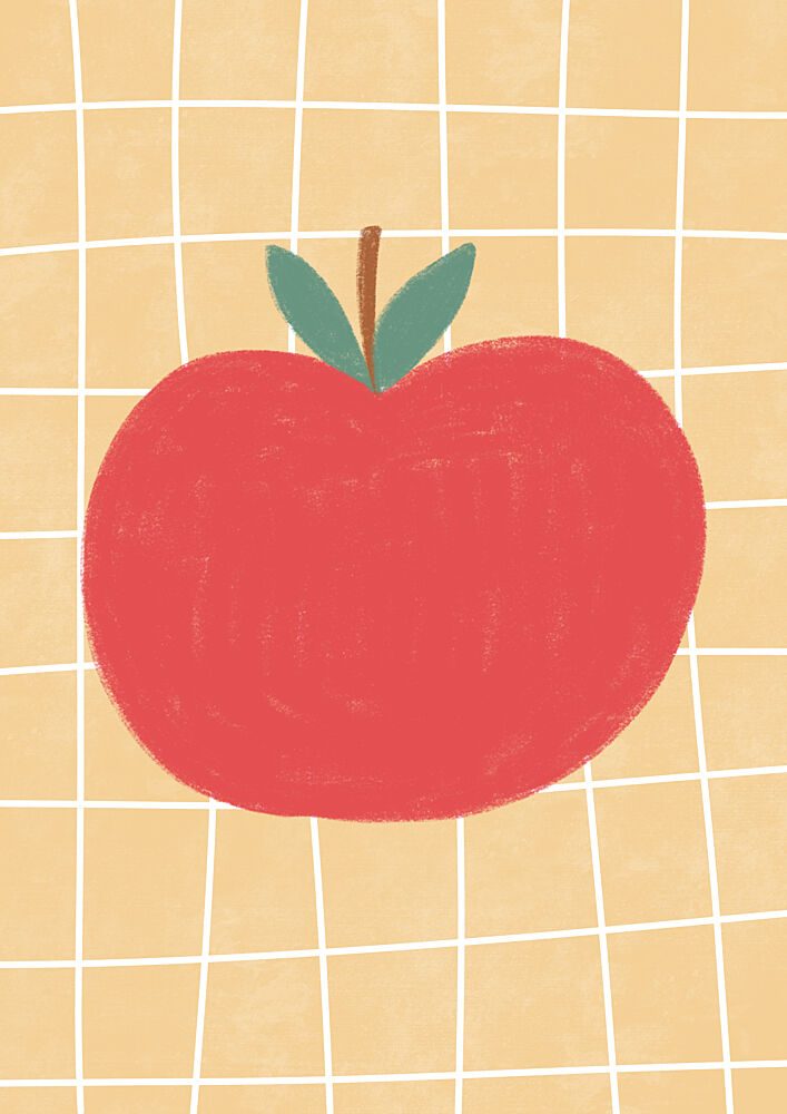 la Pomme Jaune art print by Bainai for $57.95 CAD