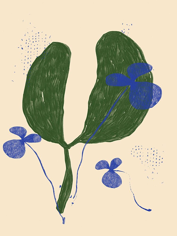 Serene Botanicals art print by Treechild for $57.95 CAD