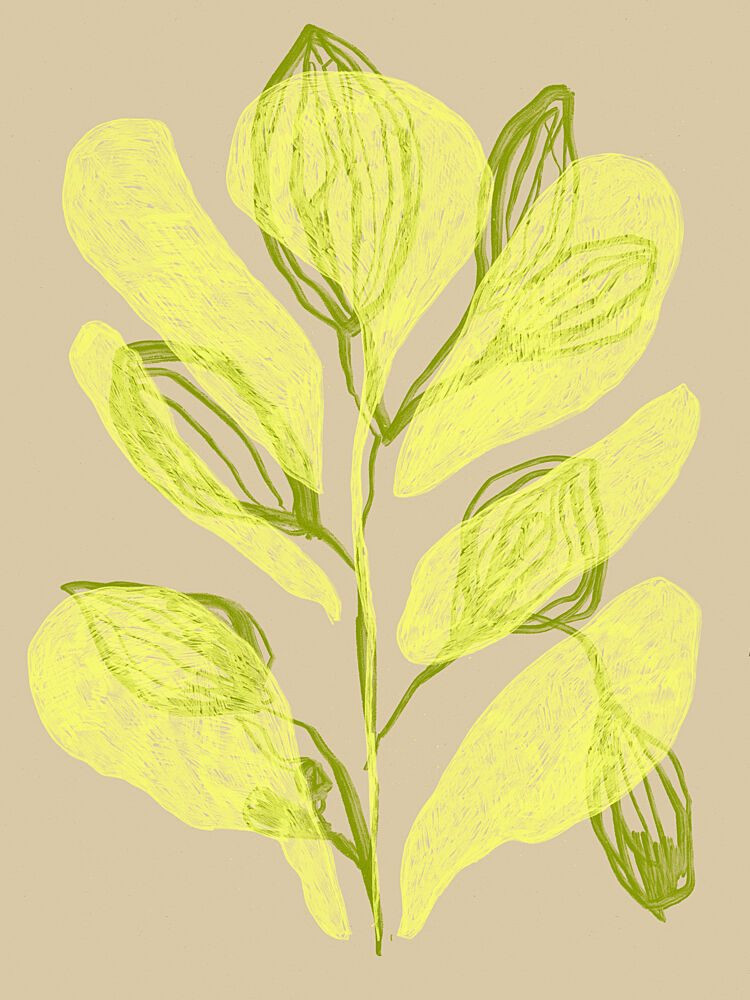 Luminous Leaves art print by Treechild for $57.95 CAD