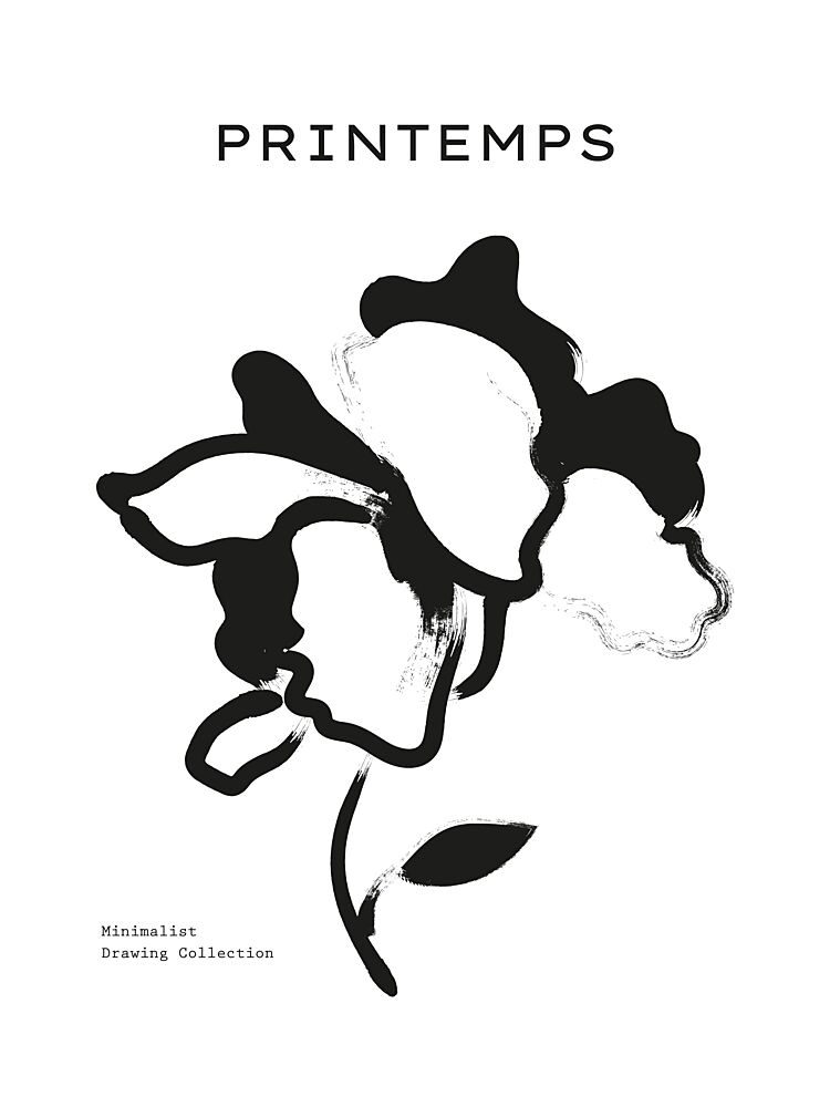 Ink Blossom Essence art print by Treechild for $57.95 CAD
