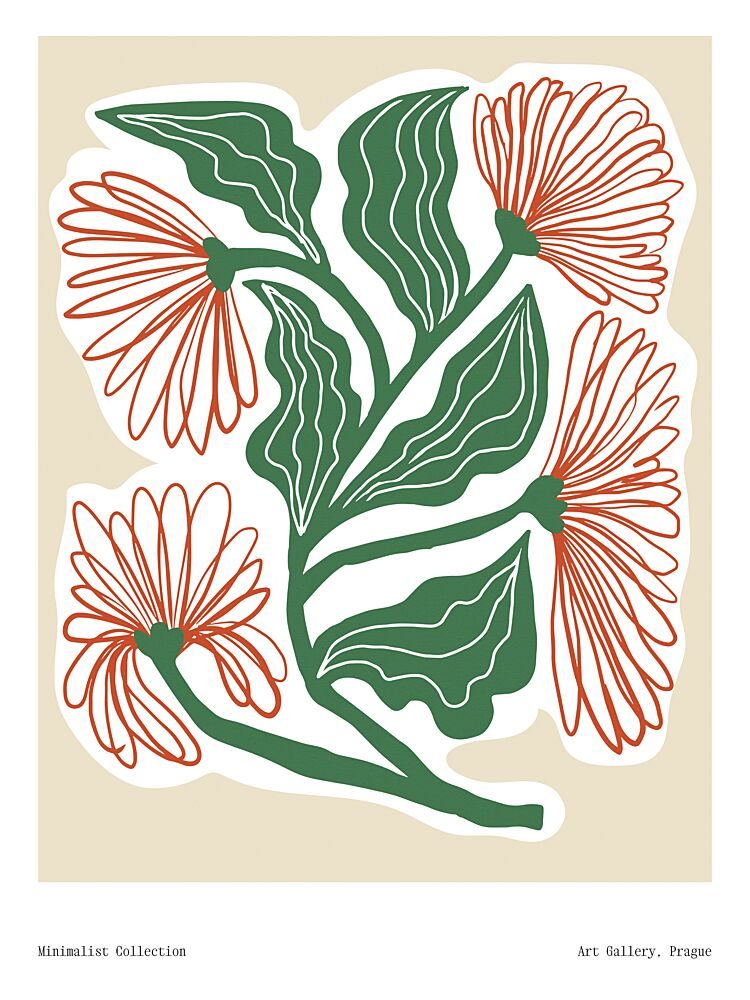Floral Minimalism art print by Treechild for $57.95 CAD