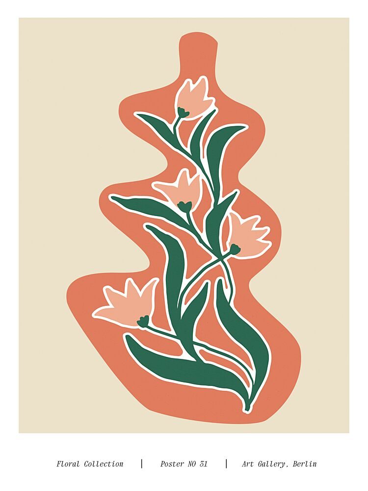 Blooming Silhouette art print by Treechild for $57.95 CAD