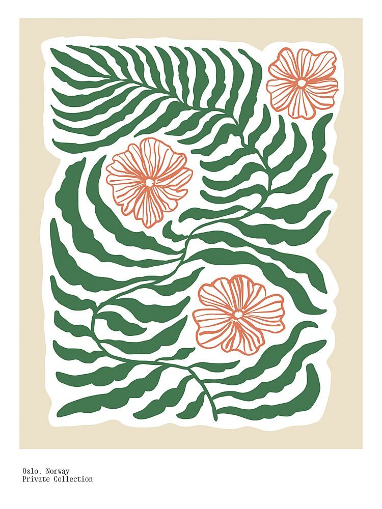 Leafy Blooms art print by Treechild for $57.95 CAD