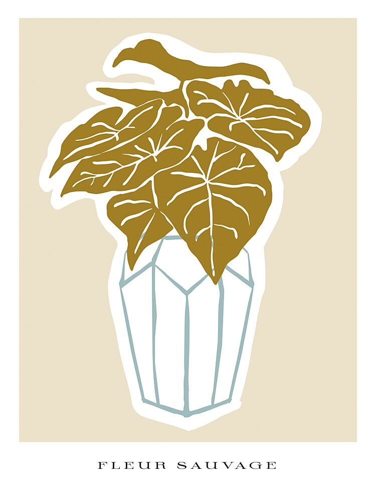 Wild Leaf Elegance art print by Treechild for $57.95 CAD