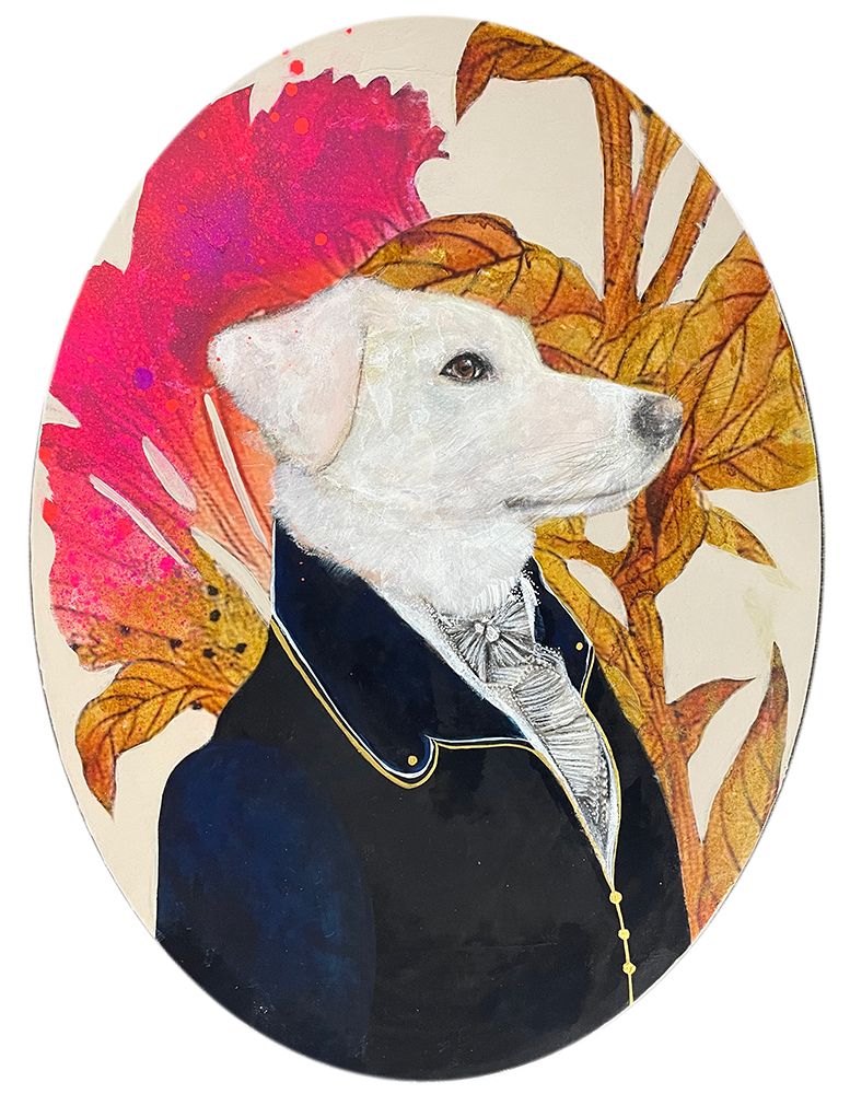 Regal Canine Portrait art print by Karenina Fabrizzi for $57.95 CAD