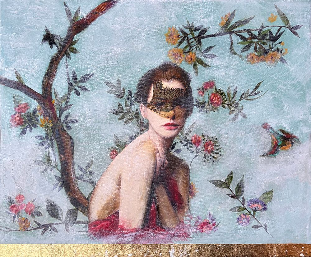 Veiled in Crimson art print by Karenina Fabrizzi for $57.95 CAD